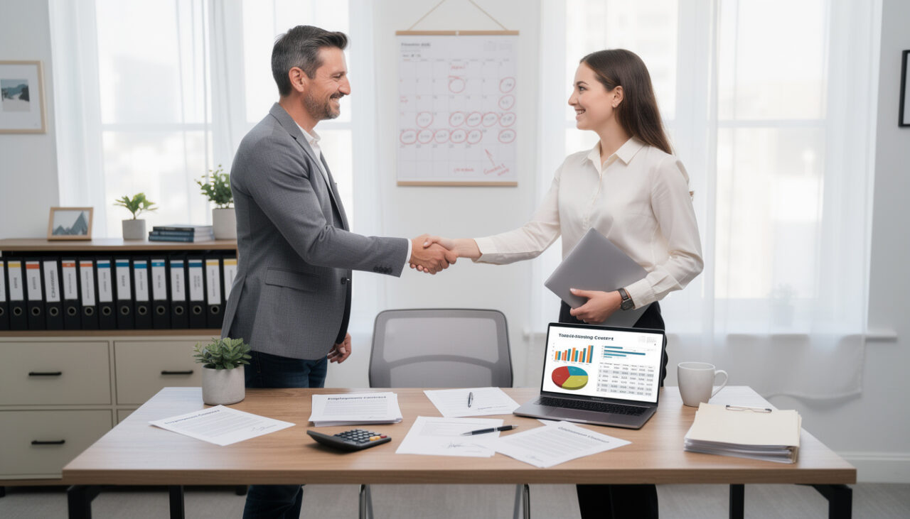 Embaucher son premier salarié : coût total, aides mobilisables, étapes administratives