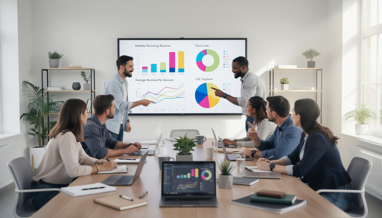 KPI SaaS early stage à montrer aux investisseurs : MRR, churn, ARPA, CAC payback